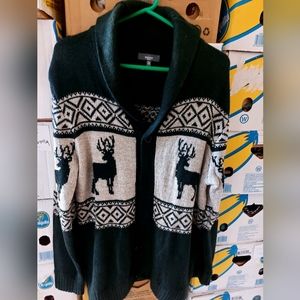 Mountain Ridge knit button up sweater